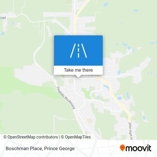 Boschman Place map