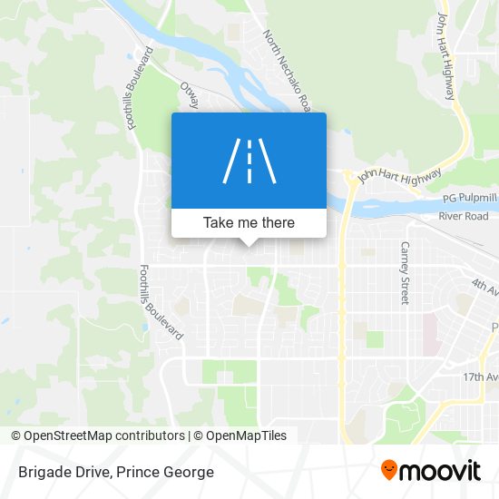 Brigade Drive map