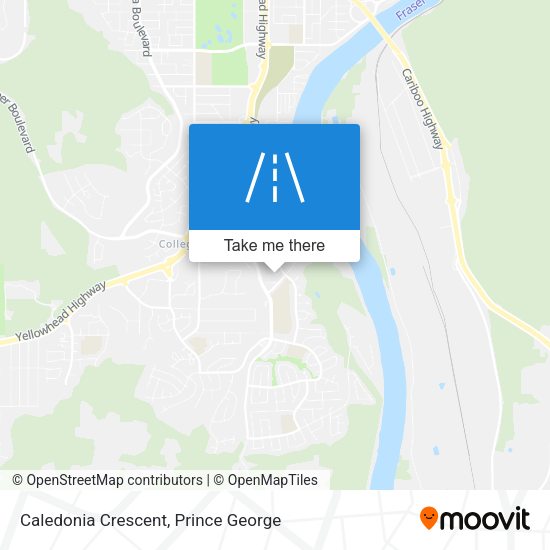 Caledonia Crescent map