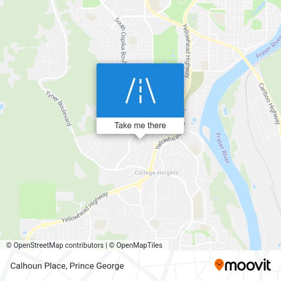 Calhoun Place map