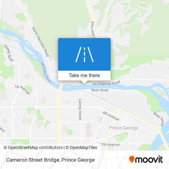 Cameron Street Bridge map