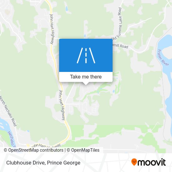 Clubhouse Drive map
