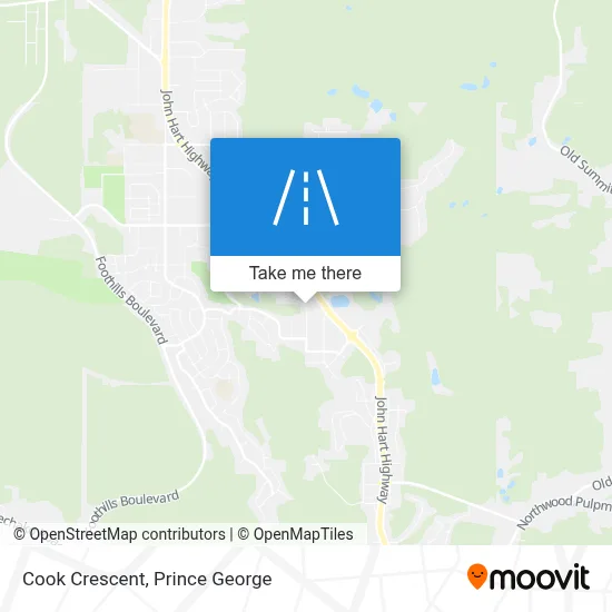 Cook Crescent map