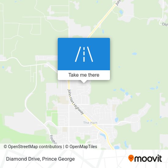 Diamond Drive map