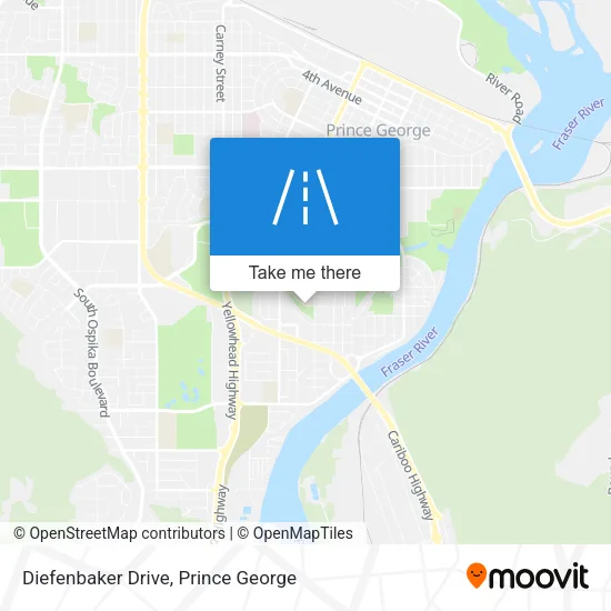 Diefenbaker Drive map