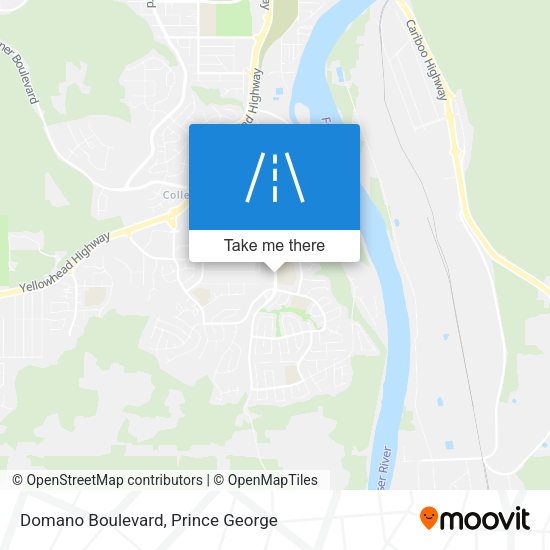 Domano Boulevard map