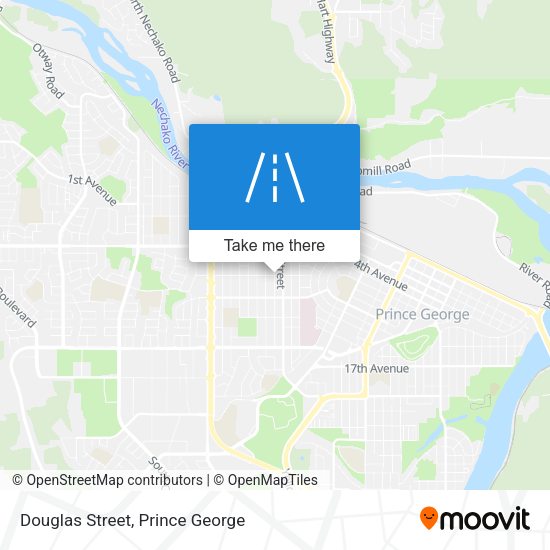 Douglas Street map