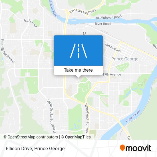 Ellison Drive map