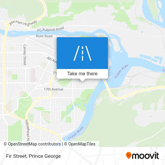 Fir Street map