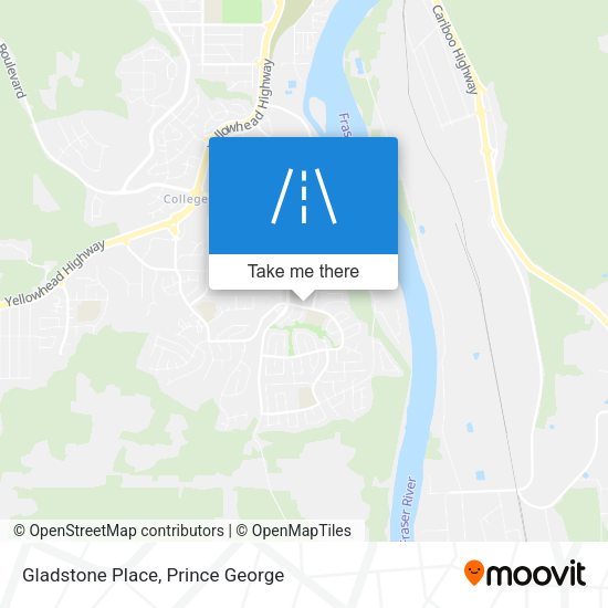 Gladstone Place map