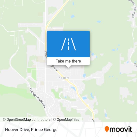 Hoover Drive map