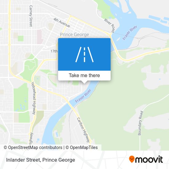 Inlander Street map