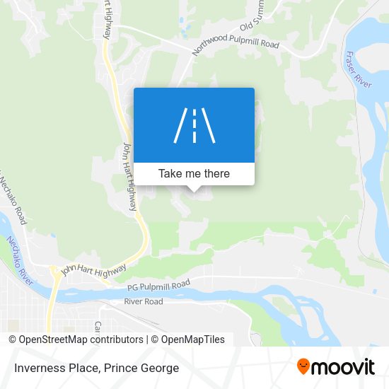 Inverness Place map