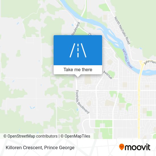 Killoren Crescent map