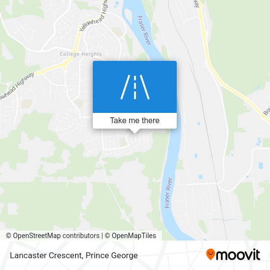 Lancaster Crescent map