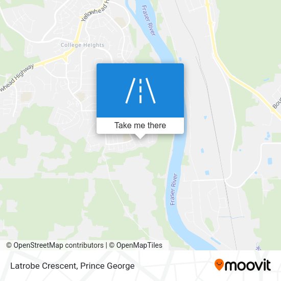 Latrobe Crescent map