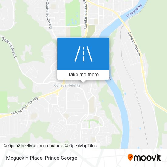 Mcguckin Place map