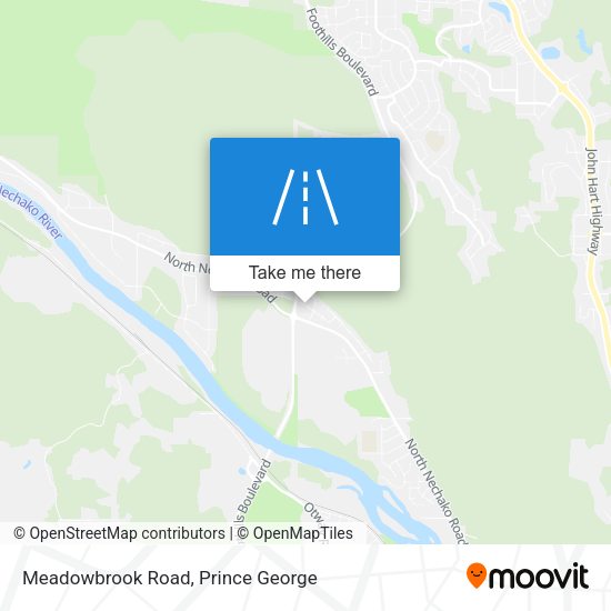Meadowbrook Road map