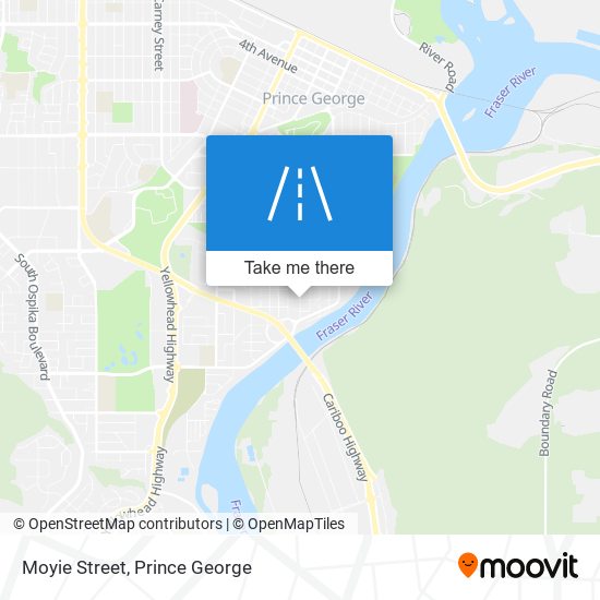 Moyie Street map