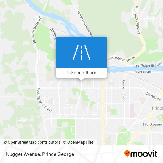 Nugget Avenue map