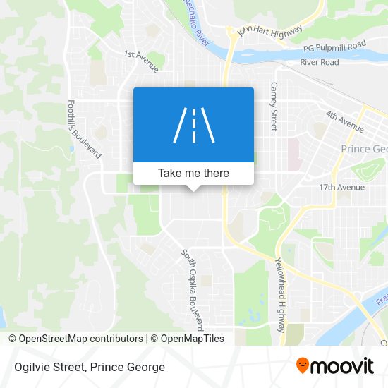 Ogilvie Street map