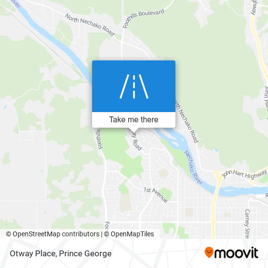 Otway Place map