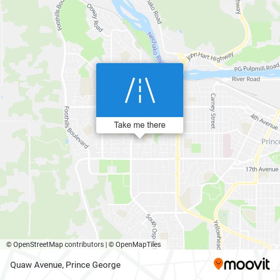 Quaw Avenue map