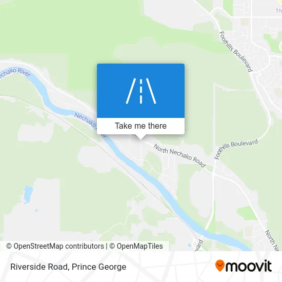 Riverside Road map