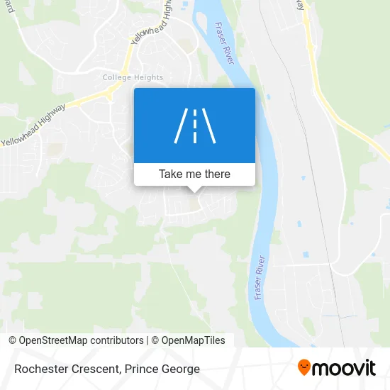 Rochester Crescent map