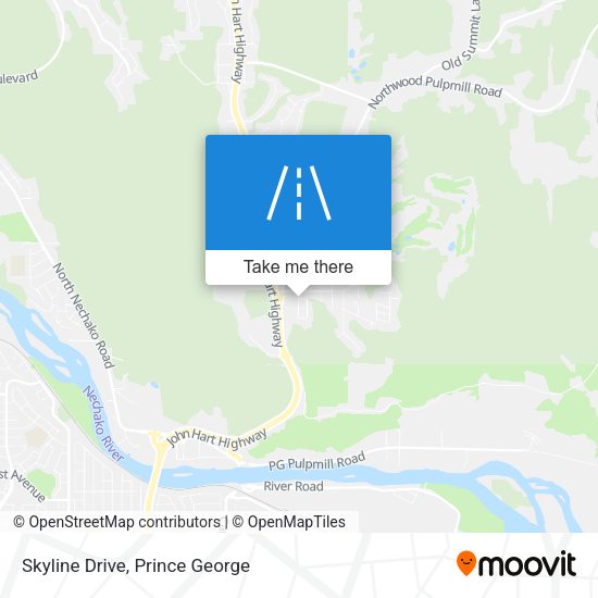 Skyline Drive map