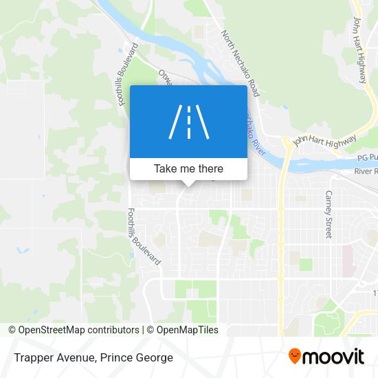 Trapper Avenue map