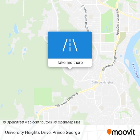 University Heights Drive plan