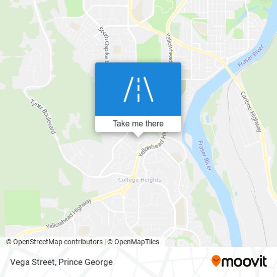 Vega Street map