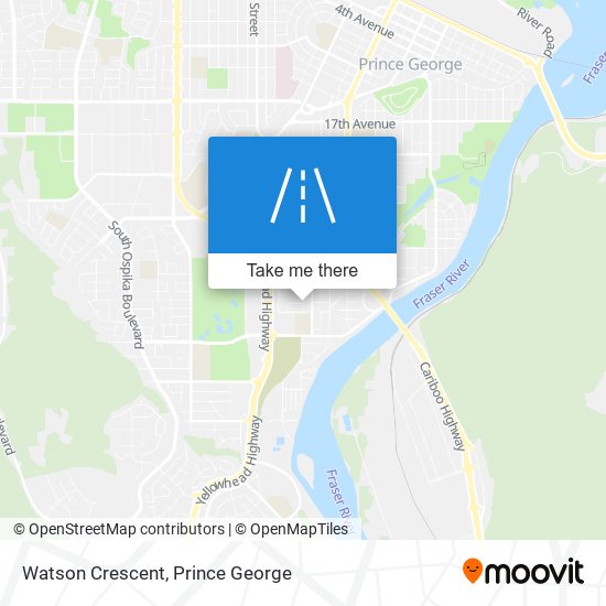 Watson Crescent map