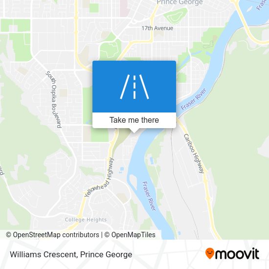 Williams Crescent map