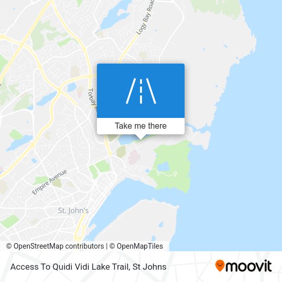 Access To Quidi Vidi Lake Trail plan