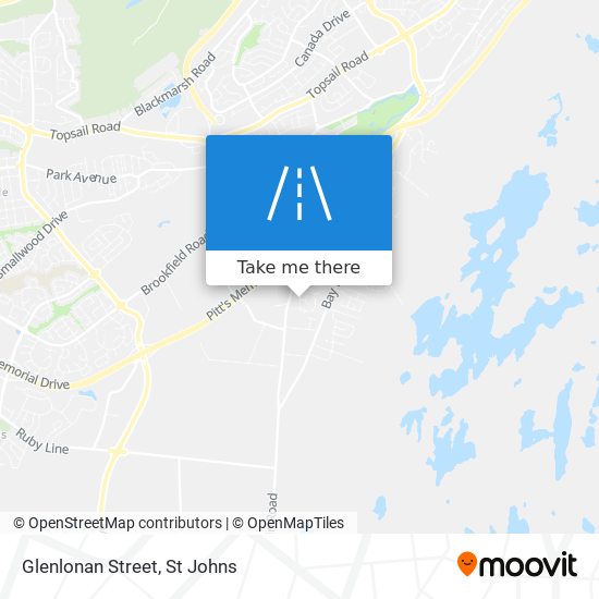 Glenlonan Street map