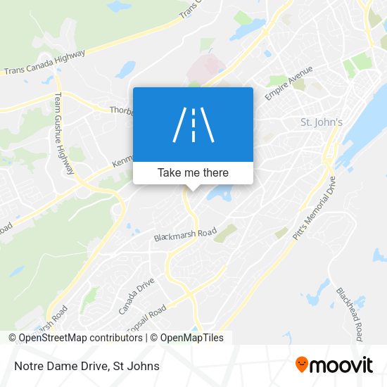 Notre Dame Drive plan