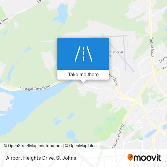 Airport Heights Drive map