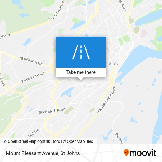 Mount Pleasant Avenue map