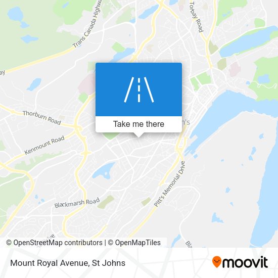 Mount Royal Avenue plan
