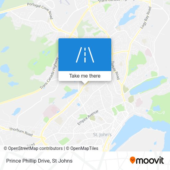 Prince Phillip Drive map