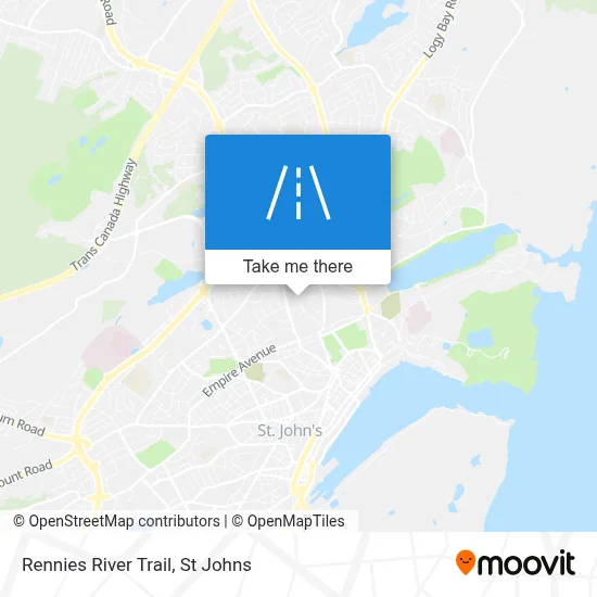 Rennies River Trail map