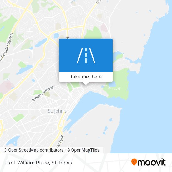 Fort William Place map