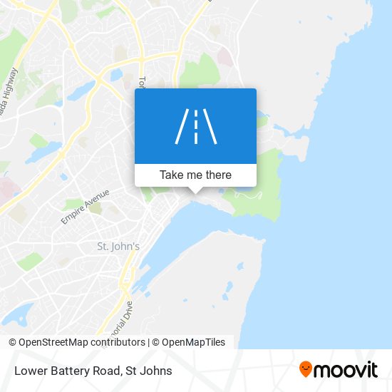 Lower Battery Road map