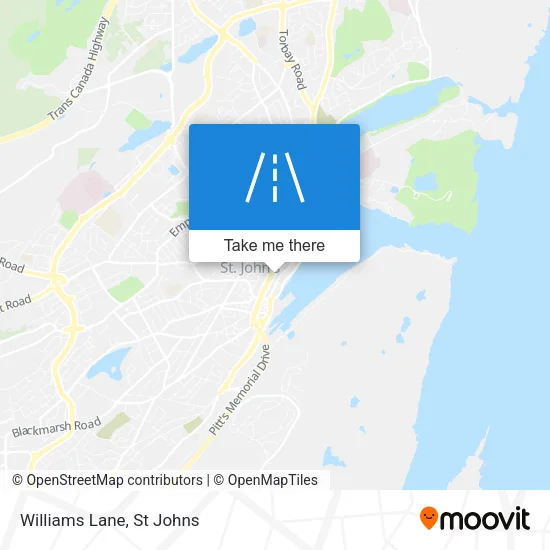 Williams Lane map