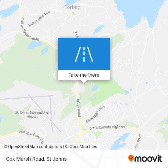 Cox Marsh Road plan