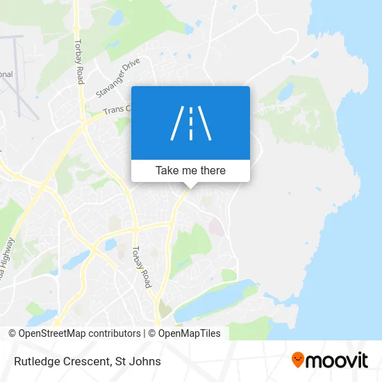 Rutledge Crescent map