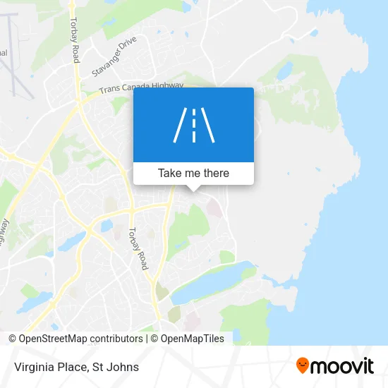 Virginia Place map