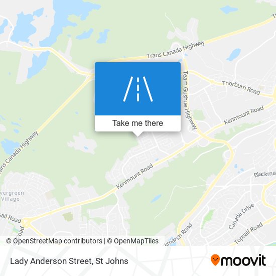 Lady Anderson Street map